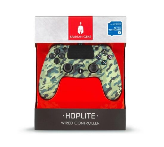 Spartan Gear - Hoplite Wired Controller Green Camo (PS4)